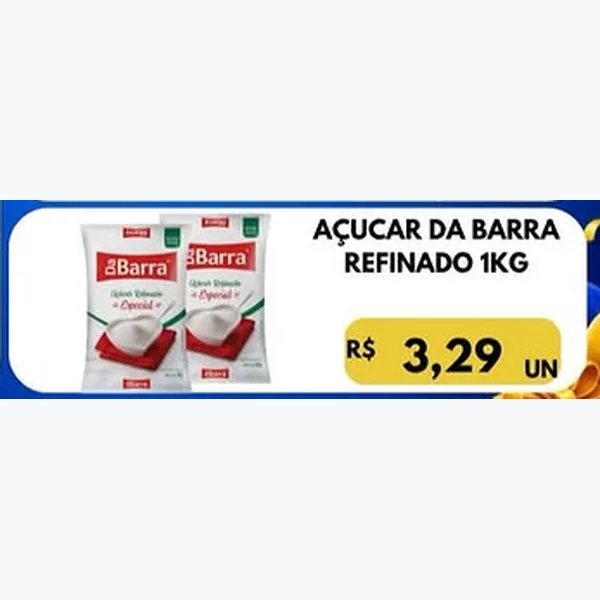 Açúcar Refinado Da Barra 1 kg