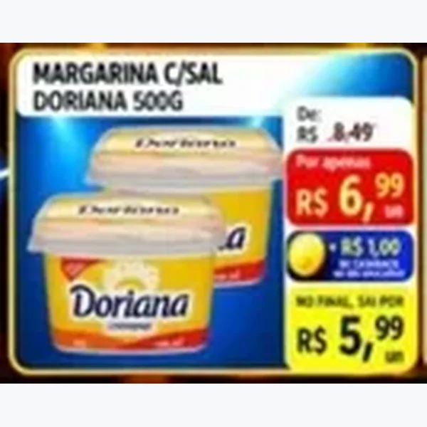 Margarina com Sal Doriana 500 g