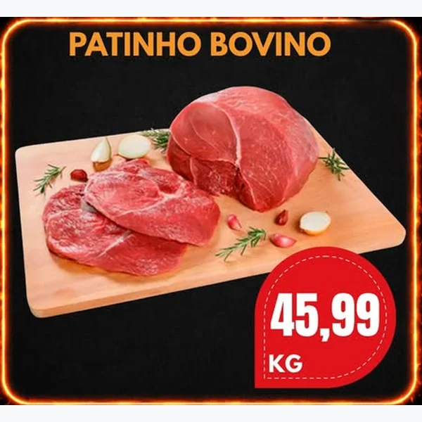 Recorte do encarte de Patinho Bovino