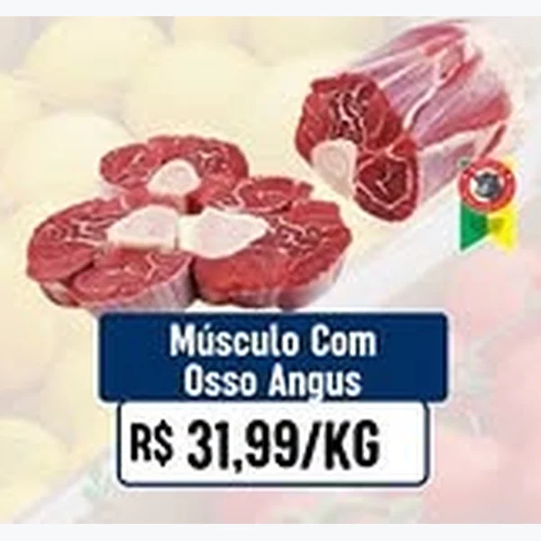 Recorte do encarte de Músculo com Osso Angus