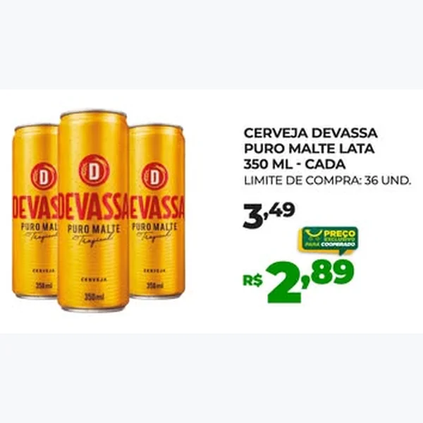 Cerveja Puro Malte Devassa 350 ml