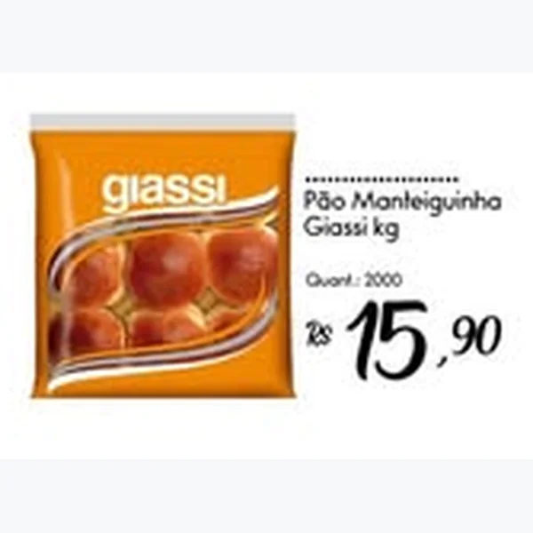 Pão Manteiguinha Giassi