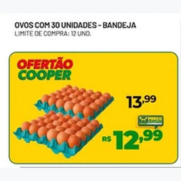 Ovos de Galinha 30 un