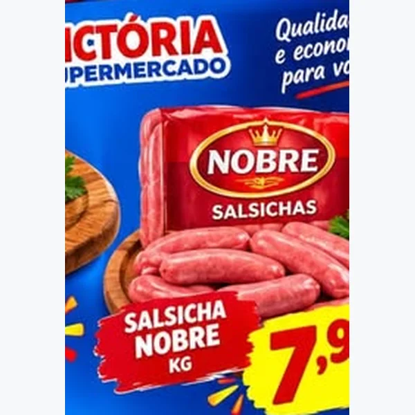 Recorte do encarte de Salsicha Nobre