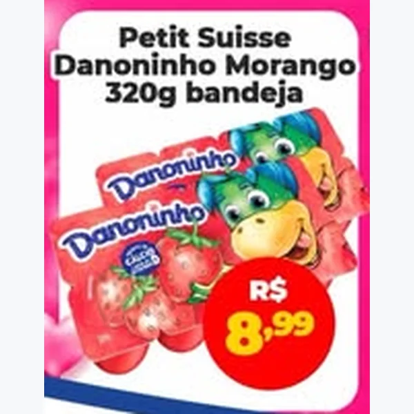 Petit Suisse Morango Danoninho 320 g