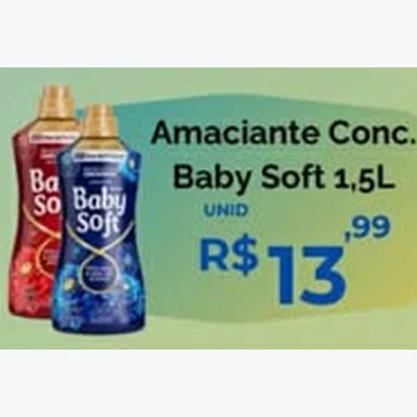 Amaciante Conc. Baby Soft 1,5 L