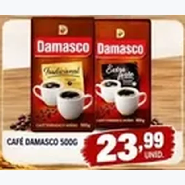 Recorte do encarte de Café Damasco 500 g