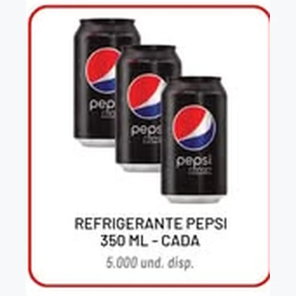 Recorte do encarte de Refrigerante Pepsi 350 ml
