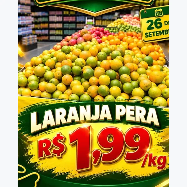 Recorte do encarte de Laranja Pera