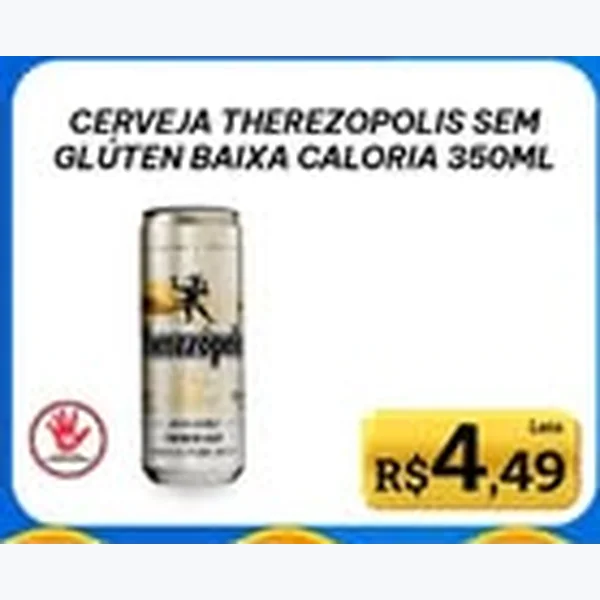 Cerveja sem Glúten Baixa Caloria Therezopolis 350 ml