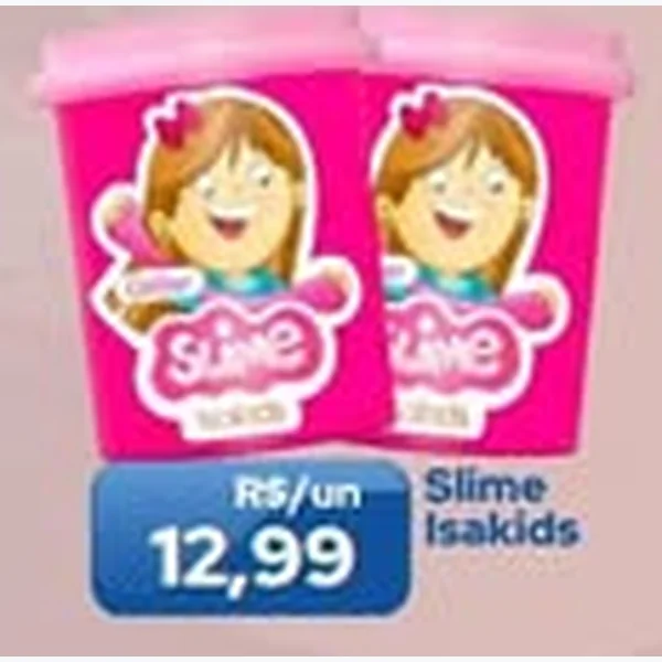 Recorte do encarte de Slime Isakids