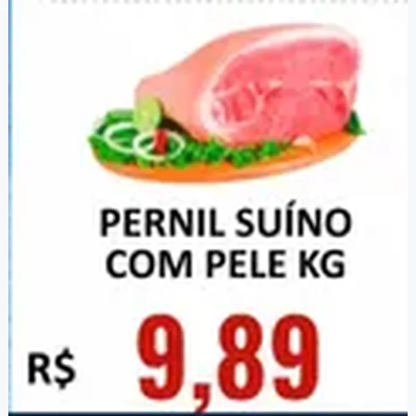 Recorte do encarte de Pernil Suíno com Pele
