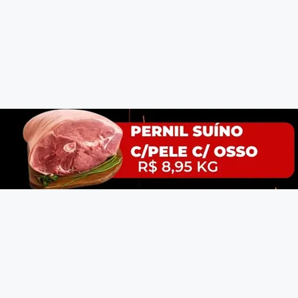 Pernil Suíno C/pele C/ Osso