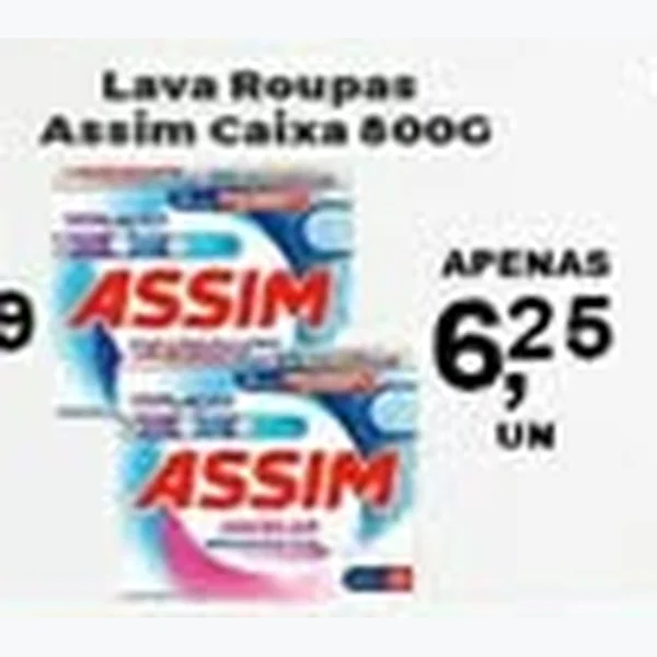 Lava Roupas Assim 800 g