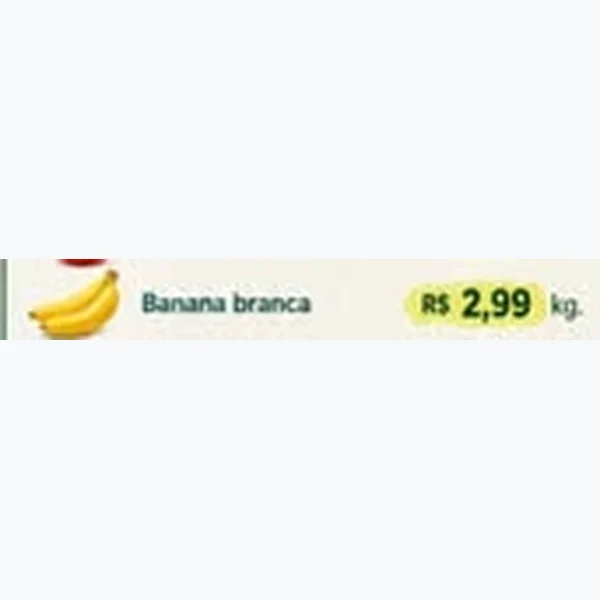 Recorte do encarte de Banana Branca