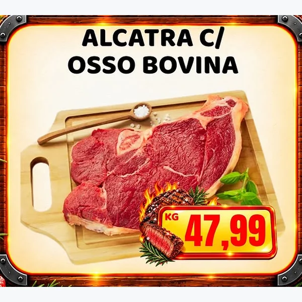 Alcatra C/ Osso Bovina