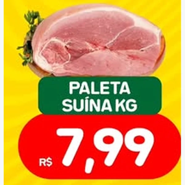 Recorte do encarte de Paleta Suína