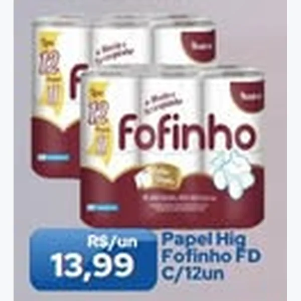 Papel Higiênico Fofinho 12 un