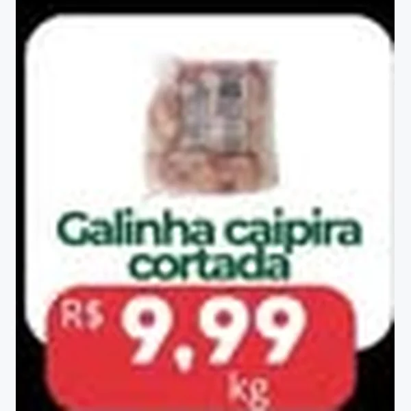 Galinha Caipira Cortada