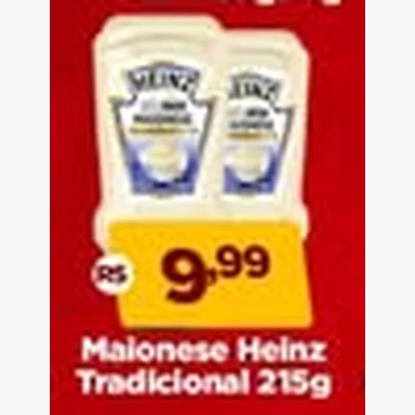 Maionese Tradicional Heinz 215 g