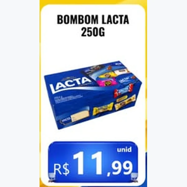 Bombom Lacta 250 g