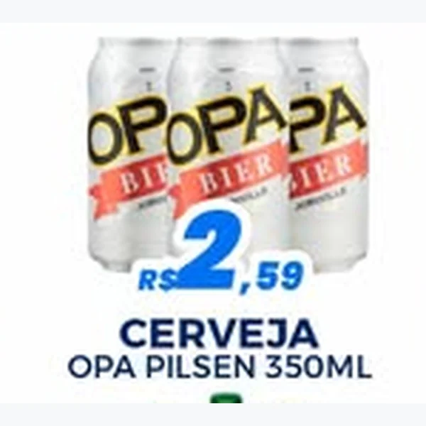 Cerveja Pilsen Opa 350 ml