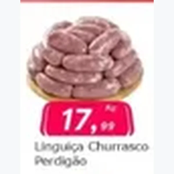 Recorte do encarte de Linguiça Churrasco Perdigão
