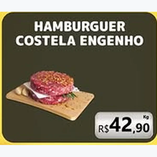 Hambúrguer Costela Engenho