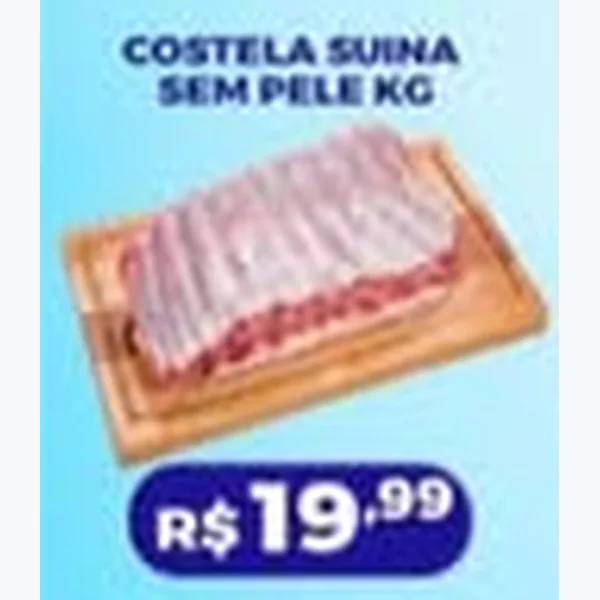 Costela Suína sem Pele
