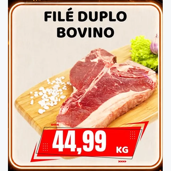 Filé Duplo Bovino