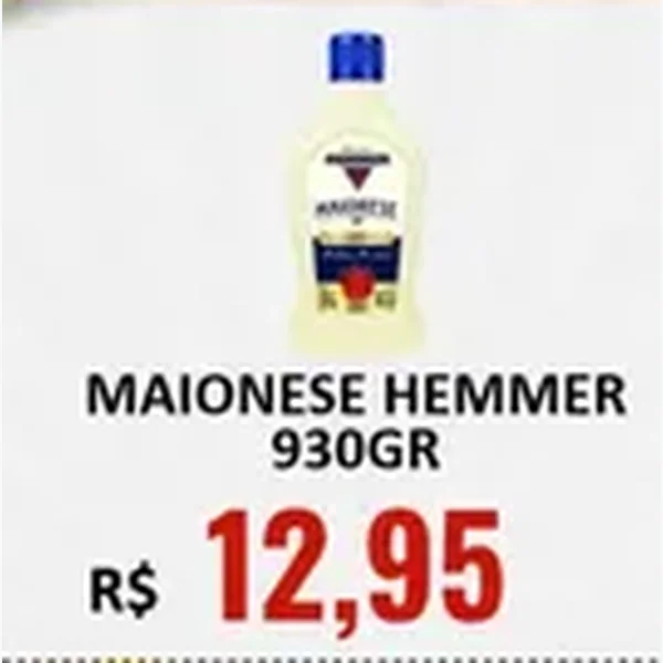 Recorte do encarte de Maionese Hemmer 930 g