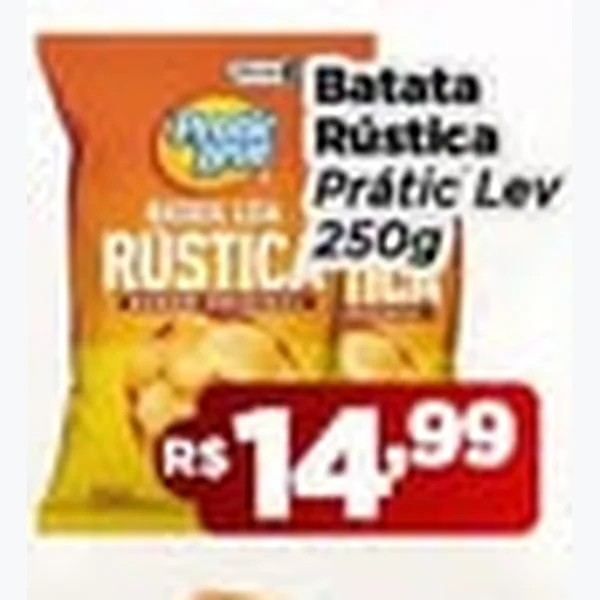 Batata Rústica Prátic Lev 250 g