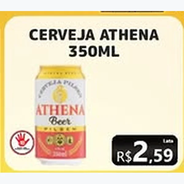Cerveja Pilsen Athena 350 ml