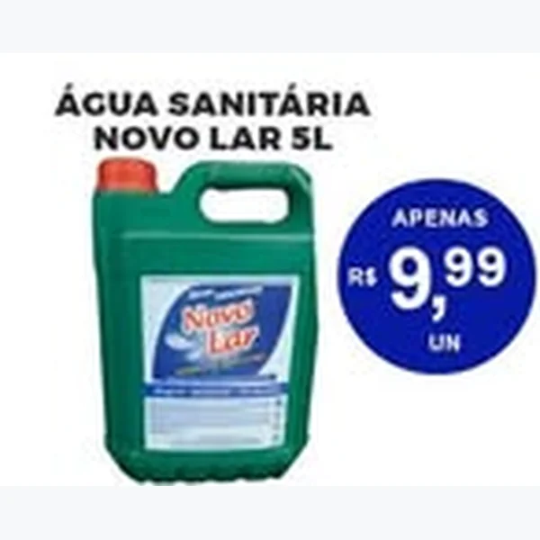 Água Sanitária Novo Lar 5 L
