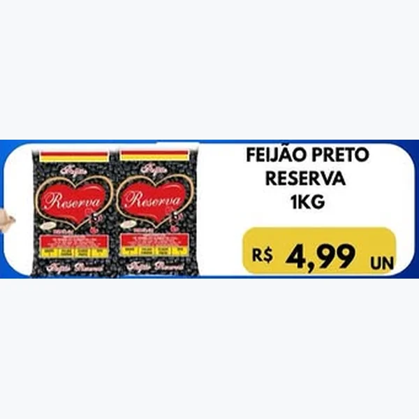 Feijão Preto Reserva 1 kg