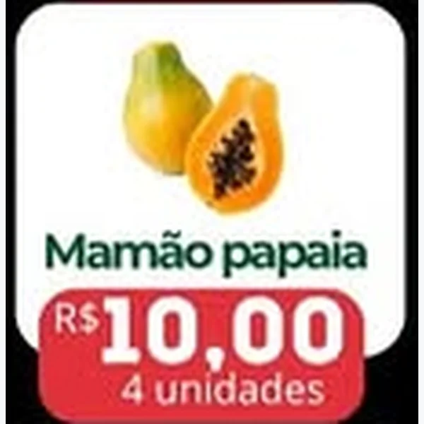 Recorte do encarte de Mamão Papaia