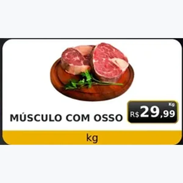 Recorte do encarte de Músculo com Osso