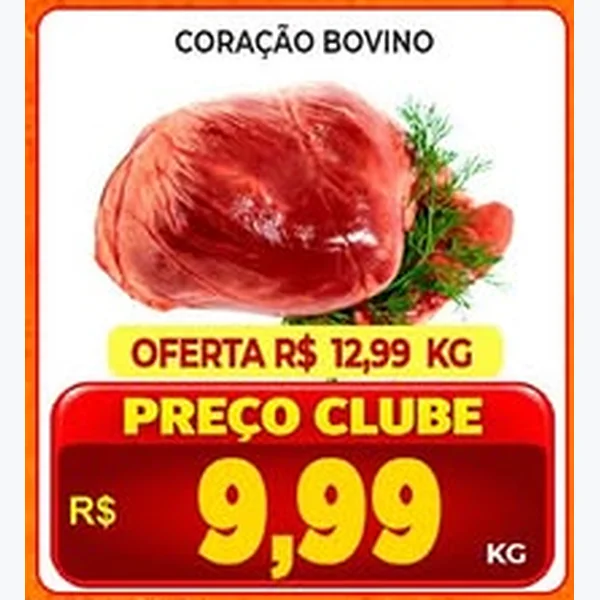 Recorte do encarte de Coração Bovino