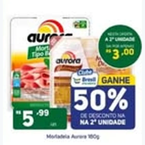 Mortadela Tipo Bologna Aurora 180 g
