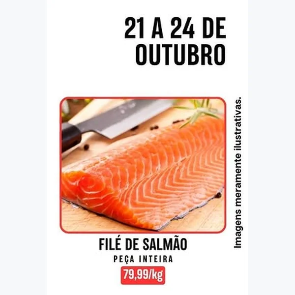 Filé de Salmão Peça Inteira