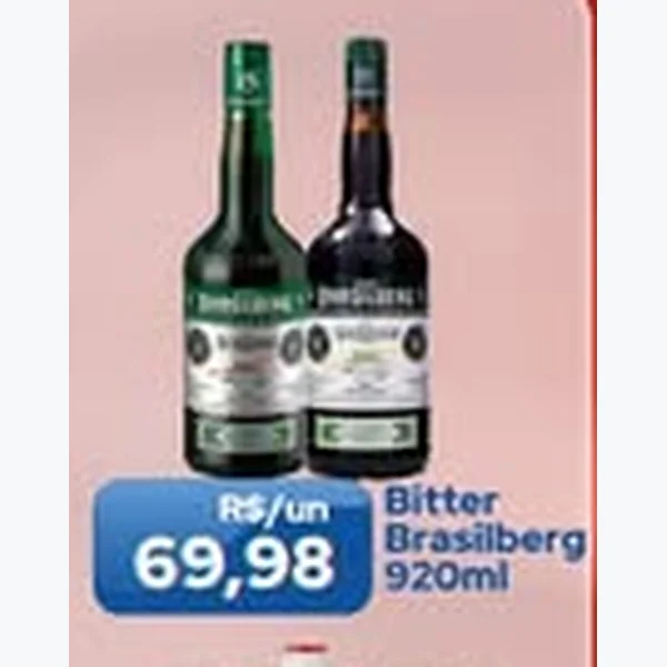 Recorte do encarte de Bitter Brasilberg 920 ml