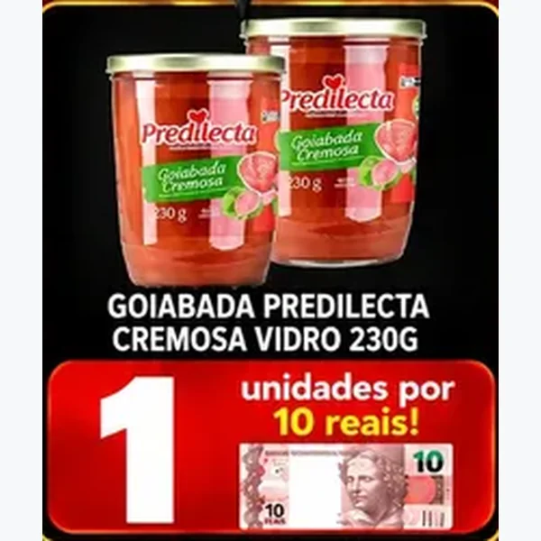 Recorte do encarte de Goiabada Cremosa Predilecta 230 g