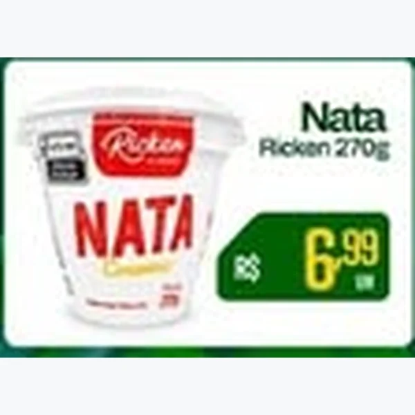 Recorte do encarte de Nata Ricken 270 g