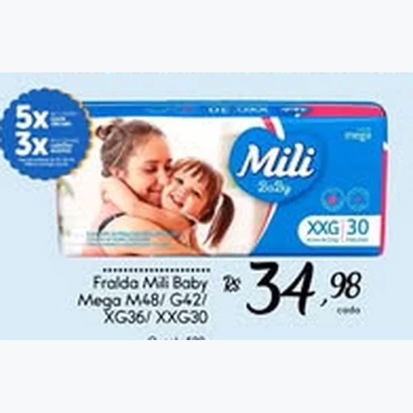 Fralda Baby Mega Mili