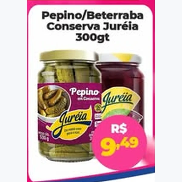 Recorte do encarte de Pepino em Conserva Juréia 300 g