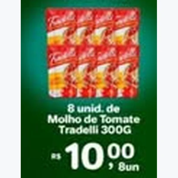 Molho de Tomate Tradelli 300 g