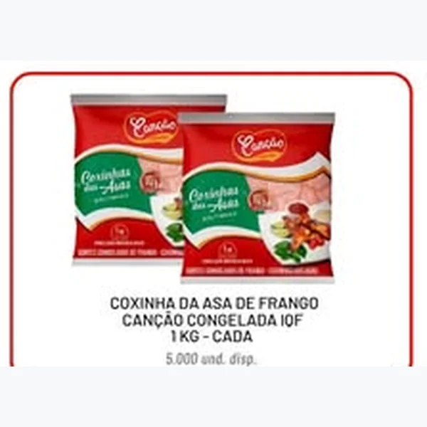 Coxinha da Asa de Frango Congelada Iqf Canção 1 kg