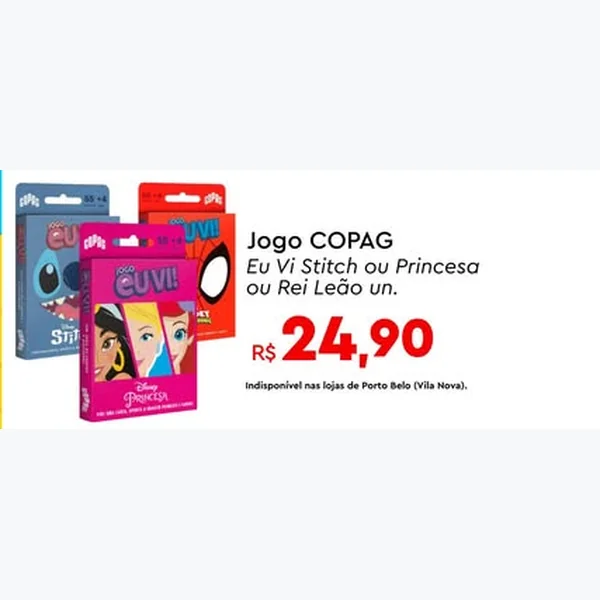 Jogo Eu Vi Rei Leão Copag