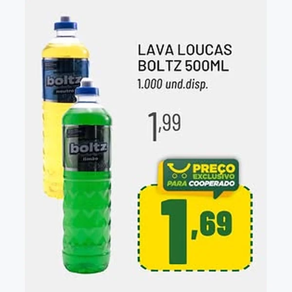 Lava Louças Boltz 500 ml