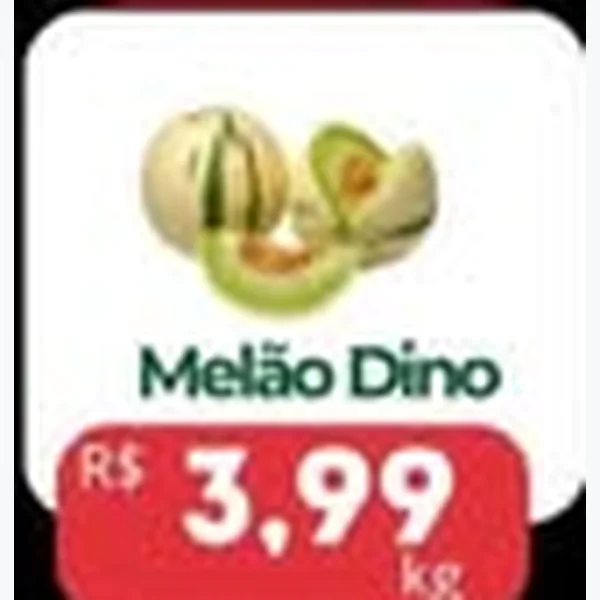 Recorte do encarte de Melão Dino